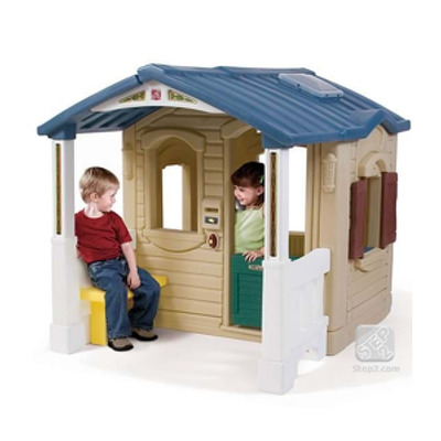 Casuta cu pridvor - Naturally Playful Front Porch Playhouse