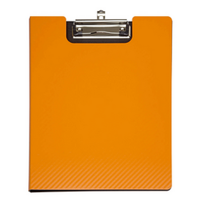 Clipboard dublu A4, plastifiat PP, MAUL Flexx - portocaliu