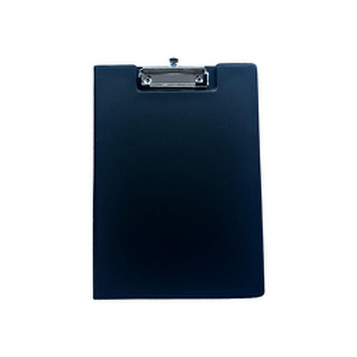 Clipboard dublu A4, plastifiat PP, Optima - negru