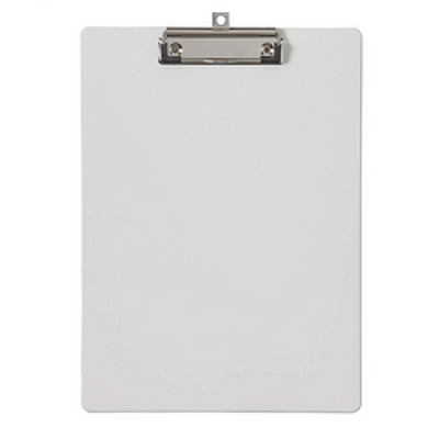 Clipboard simplu A4, plastifiat PP, MAUL Flexx - alb