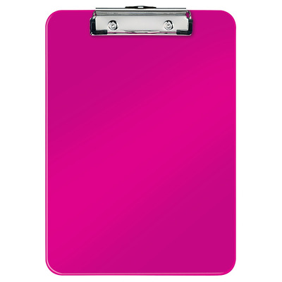 Clipboard simplu Leitz Wow, PS - roz metalizat  LEITZ