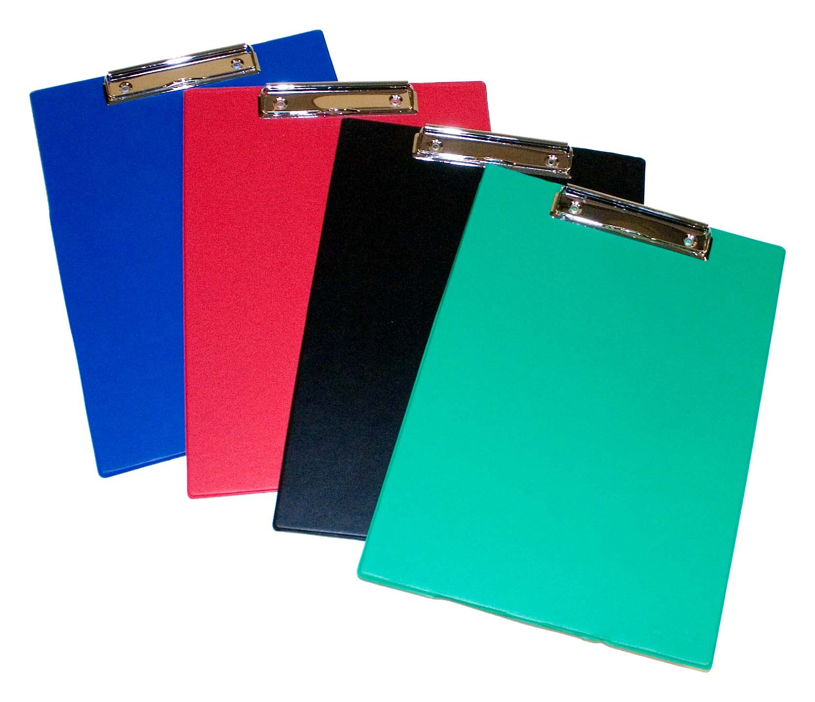 Clipboard simplu, plastifiat PVC, AURORA - negru