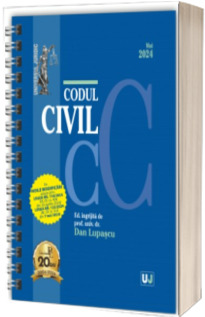 Codul civil Mai 2024.  EDITIE SPIRALATA, tiparita pe hartie alba
