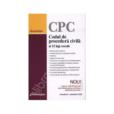 Codul de procedura civila si 12 legi uzuale (2010)