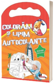 Coloram si lipim cu autocolante - Activitati distractive