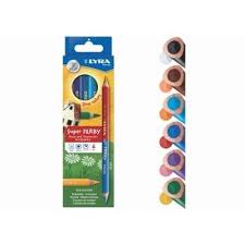 Creion color Super Ferby Duo Colors, 6 buc, Lyra