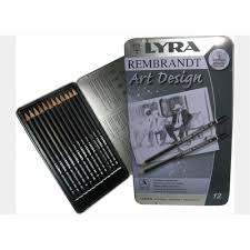 Creion desen profesional Art Design, 12 buc, Lyra Rembrandt