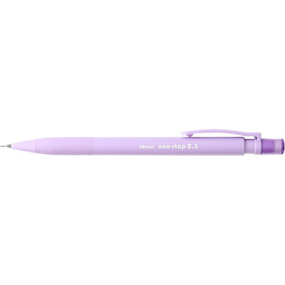 Creion mecanic Penac Non-Stop pastel, rubber grip, 0.5mm, varf retractabil - corp violet