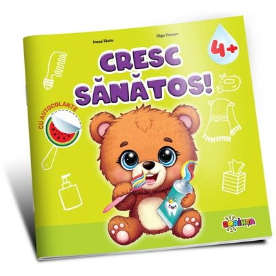 Cresc sanatos 4+ (cu autocolante)