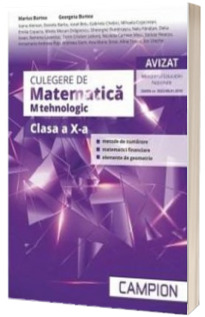 Culegere de matematica pentru clasa a X-a. M tehnologic