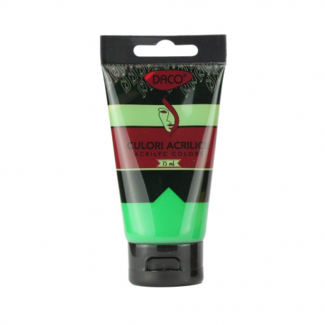 Culori acril 75 ml Daco verde mediu CU375VM