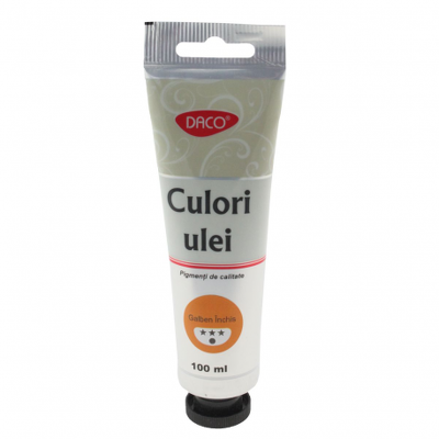 Culori ulei 100 ml Galben Inchis Daco