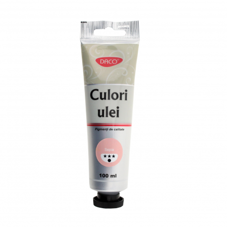 Culori ulei 100 ml Sepia Daco CU4100S