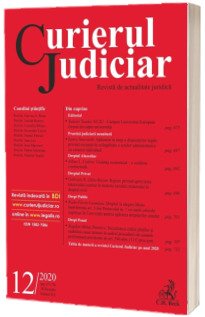 Curierul Judiciar nr. 12/2020