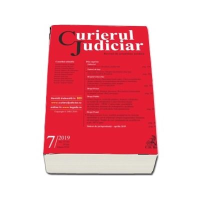 Curierul Judiciar nr. 7/2019