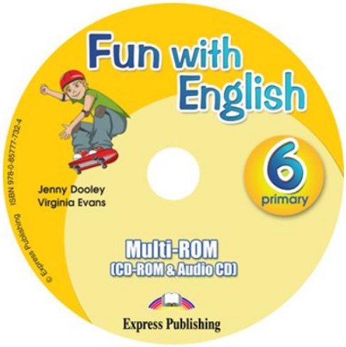 Curs de limba engleza - Fun with English 6 Primary multi ROM (CD Rom and Audio CD)