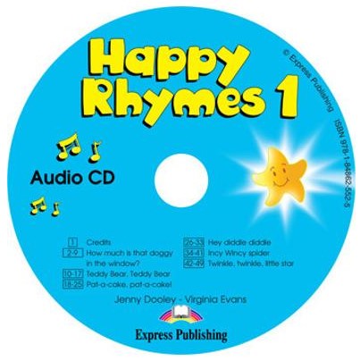 Curs de limba engleza - Happy Rhymes 1 Audio CD