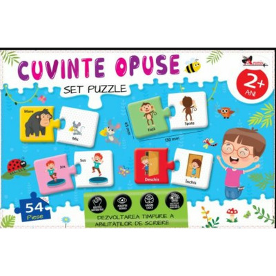 Cuvinte opuse. Puzzle