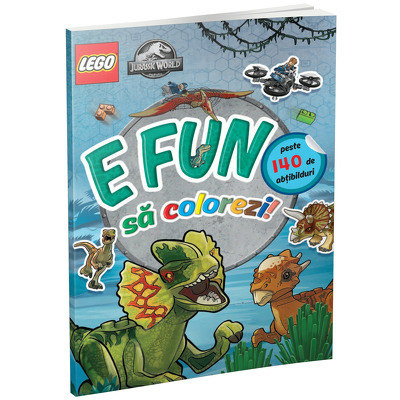 E fun sa colorezi - Jurassic World (carte de colorat cu abtibilduri)