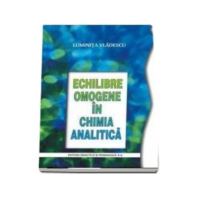 Echilibre omogene in chimia analitica, editia a 2-a - Luminita Vladescu