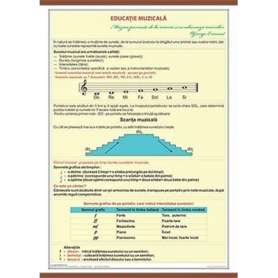 Educatie muzicala. Plansa