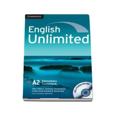 English unlimited elementary. Coursebook with e-Portfolio and online workbook pack