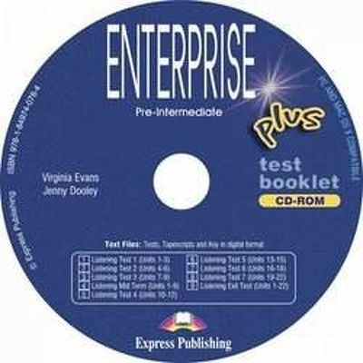Enterprise 3 Plus Pre-Intermediate Test Booklet CD-ROM