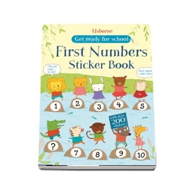 Get ready for school first numbers sticker book