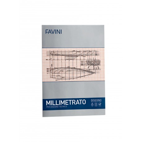 Hartie milimetrica, A4 80g, Favini