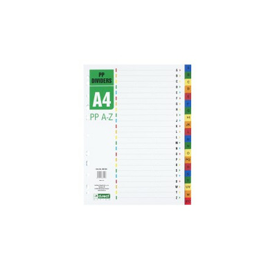 Index plastic A4 A-Z D.RECT