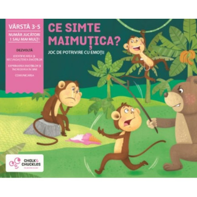 Joc de potrivire - Ce simte maimutica?