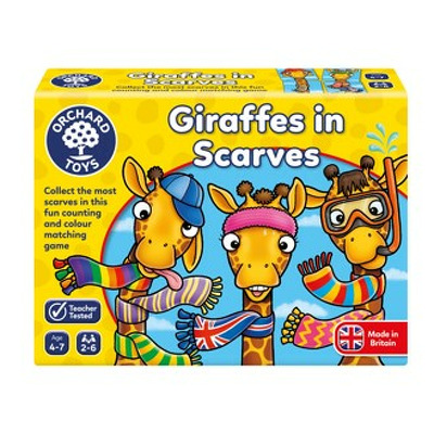 Joc educativ Girafe cu Fular GIRAFFES IN SCARVES