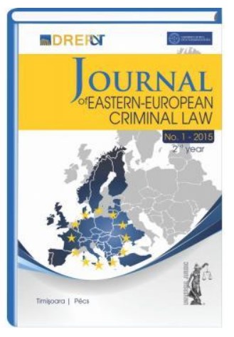Journal Of Eastern European Criminal Law Issue 1/2015