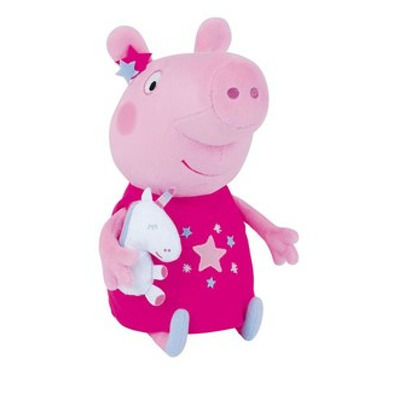 Jucarie Plus Jemini 30cm Peppa Pig Cu Mascota Unicorn