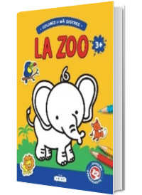 La zoo 3+, contine 12 autocolante