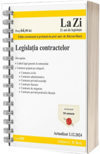 Legislatia contractelor. Cod 800. Actualizat la 3.12.2024