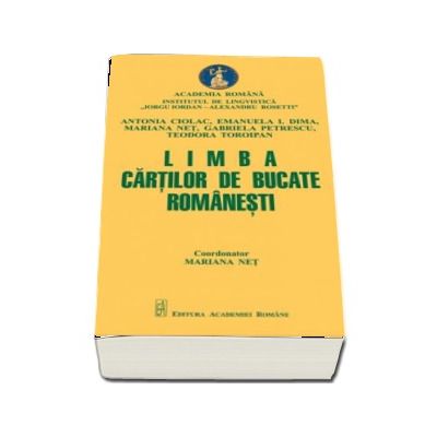 Limba cartilor de bucate romanesti