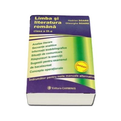 Limba si literatura romana pentru clasa a IX-a