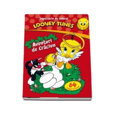 Looney Tunes. Aventuri de Craciun, carte de colorat