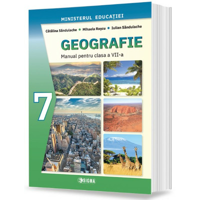 Manual Geografie. Clasa a VII-a. Ordinul de ministru nr. 5420/04.07.2024