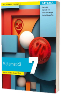 Manual Matematica. Clasa a VII-a. Ordinul de ministru nr. 5420/04.07.2024