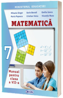 Manual Matematica. Clasa a VII-a. Ordinul de ministru nr. 5420/04.07.2024