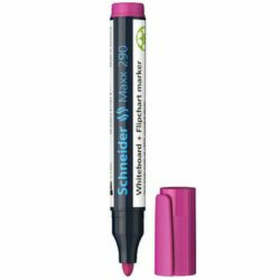 Marker Maxx 290, pentru tabla de scris, flipchart, varf rotund 2-3mm - magenta