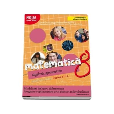 Matematica 2000. Algebra, geometrie. Caiet de lucru, pentru clasa a VIII-a. Partea a II-a (Consolidare si aprofundare)