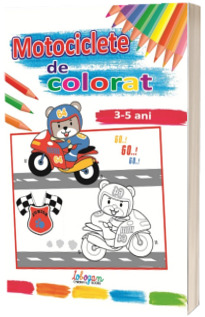 Motociclete de colorat