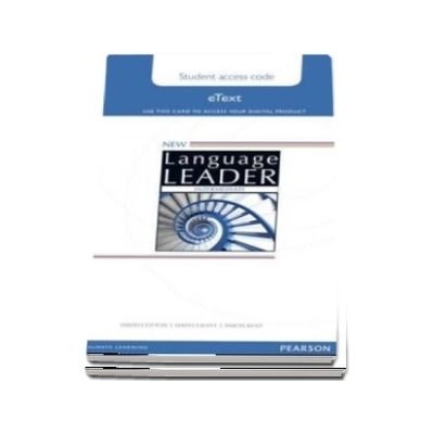 New Language Leader Intermediate Teachers Etext Access Card