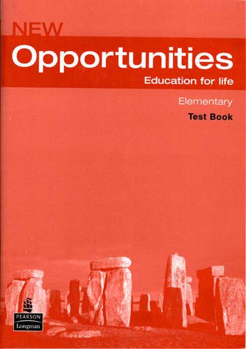 New Opportunities Elementary level. Test Book and CD pack
