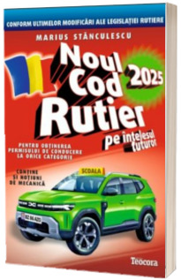 Noul cod rutier 2025 pe intelesul tuturor. Cartea contine 1500 de intrebari si CD (ABC auto V.4.0)