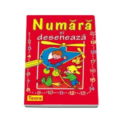 Numara si deseneaza, 1 (carte de colorat)