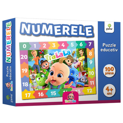 Numerele - Puzzle educativ TraLaLa